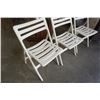 Image 2 : 3 MODERN FOLDING CHAIRS