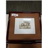 Image 2 : 2 SIGNED LIMITED EDITION ETCHINGS WITH PAPERS