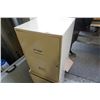 Image 2 : TWO METAL 2 DRAWER FILING CABINETS WITH KEYS
