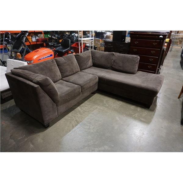 UPHOLSTERED 2 PIECE SECTIONAL SOFA