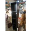 Image 1 : 6 FOOT BLACK BOOKSHELF
