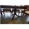Image 7 : DINING TABLE WITH 2 LEAVES AND 12 CHAIRS