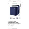Image 1 : 44 Lbs Portable Countertop Ice Maker Machine With Scoop-Navy