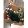 Image 3 : 2 BOXES OF CHRISTMAS DECORATIONS AND REINDEER DECORATION