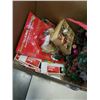Image 8 : 2 BOXES OF CHRISTMAS DECORATIONS AND REINDEER DECORATION