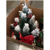 Image 9 : 2 BOXES OF CHRISTMAS DECORATIONS AND REINDEER DECORATION