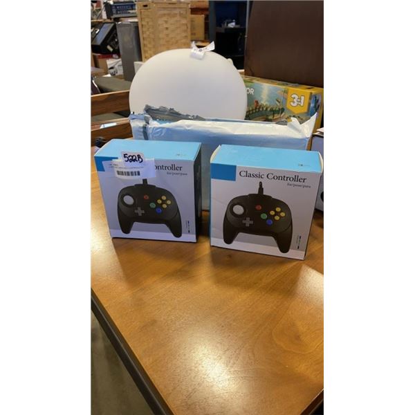 4 NEW N64 COMPATIBLE CONTROLLERS RETAIL$75