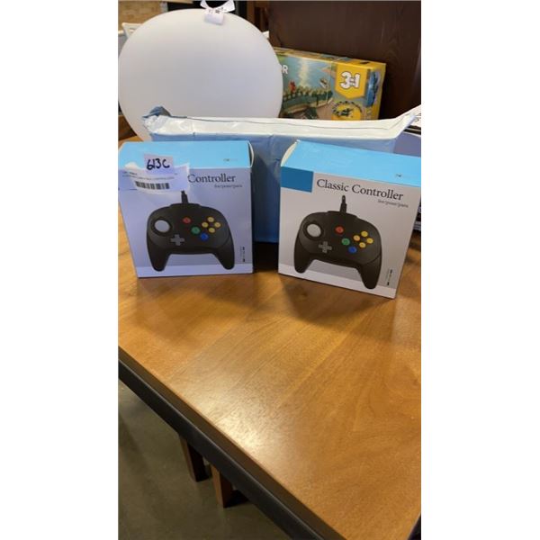 4 NEW N64 COMPATIBLE CONTROLLERS RETAIL$75