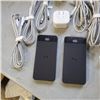 Image 4 : 2 NEW WIRELESS CHARGING POWER BANKS WITH 6 NEW APPLE IPHONE CHARGE CORDS 3-10FT AND 3-6FT AND 2 WALL