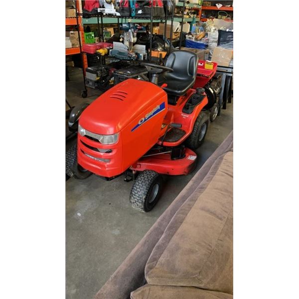 SIMPLICITY REGENT 20HP RIDE ON LAWN MOWER, running well, 150hrs. Foot control automatic reverse and 