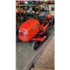 Image 1 : SIMPLICITY REGENT 20HP RIDE ON LAWN MOWER, running well, 150hrs. Foot control automatic reverse and 