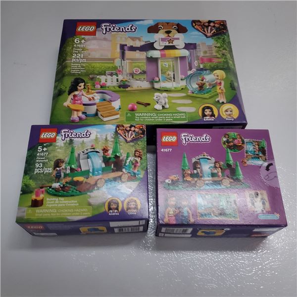 3 NEW SEALED LEGO FRIENDS SETS 41691 AND 41677 RETAIL $120