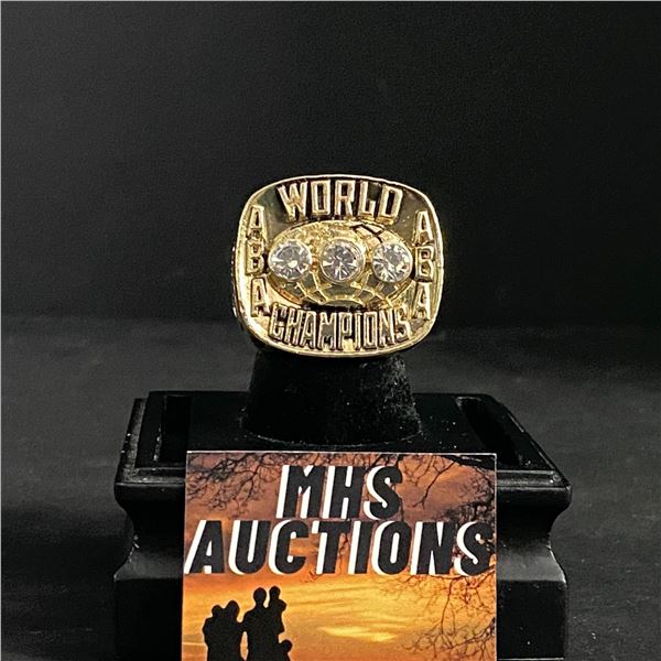 INDIANA PACERS N.B.A 1973 "DEBOLT" CHAMPIONSHIP REPLICA RING (ref478)