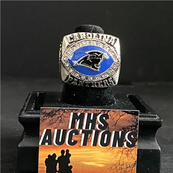 CAROLINA PANTHERS N.F.L 2003  DELHOMME  CHAMPIONSHIP REPLICA RING (ref768)