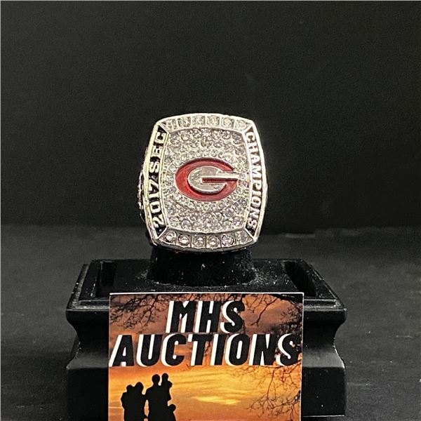 GEORGIA BULLDOGS CHAMPIONS 2017  SMART  NATIONAL CHAMPIONSHIP REPLICA RING (ref1050)