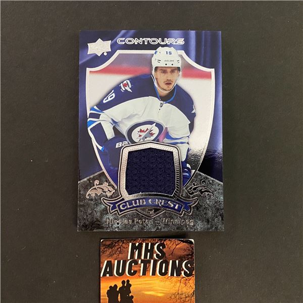 2015-16 UD CONTOURS NICOLAS PETAN JERSEY HOCKEY CARD (ref2625)