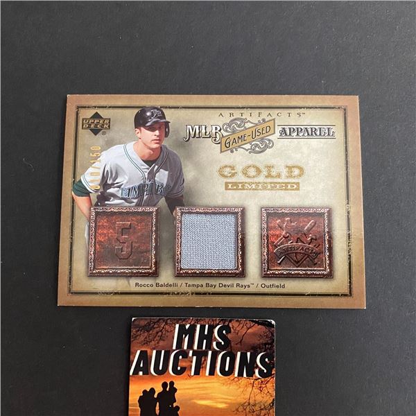 2006 ARTIFACTS ROCCO BALDELLI JERESY CARD #010/150 ONLY 150 MADE IN THE WORLD (ref2344)