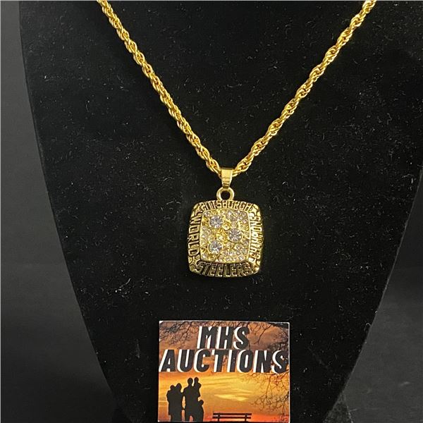 PITTSBURGH STEELERS N.F.L 1978 CHAMPIONSHIP NECKLACE (refR38)