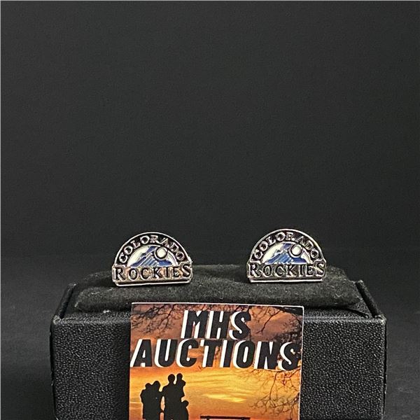 COLORADO ROCKIES M.L.B CUFFLINKS (ref1251)