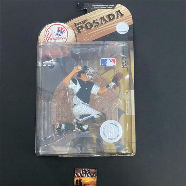 JORGE POSADA M.L.B NEW YORK YANKEES MCFARLANE TOYS R US EXCLUSIVE