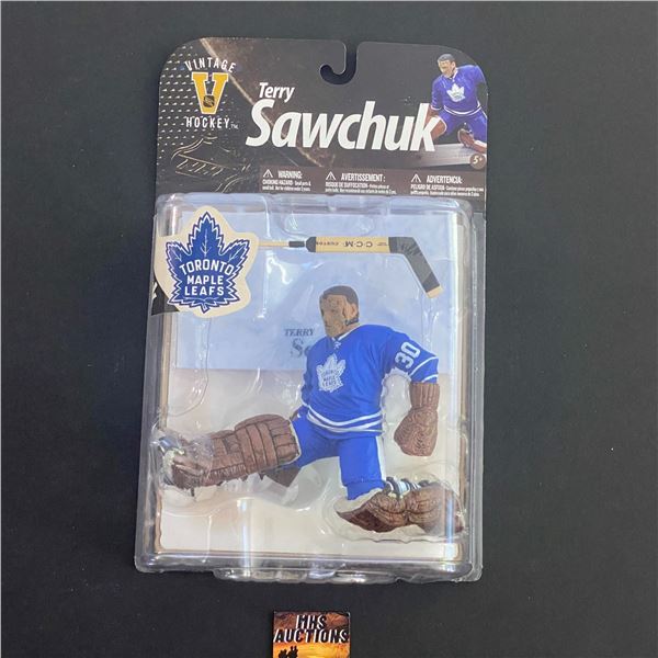 TERRY SAWCHUK MCFARLANE TORONTO MAPLE  LEAFS SERIES VINTAGE HOCKEY