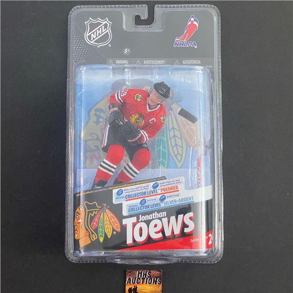 JONATHAN TOEWS VERY RARE VARIANT MCFARLANE CHICAGO BLACKHAWKS #420 OF 1000 SERIES 24