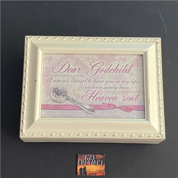 GOD CHILD MUSICAL JEWELRY BOX FROM THINGS ENGRAVED