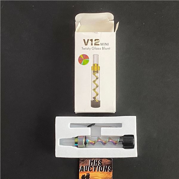 V12 MINI TWISTY GLASS BLUNT NEW RAINBOW COLOUR