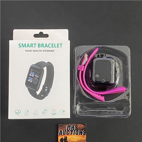 SMART BRACELET / SMART WATCH PURPLE IN COLOUR