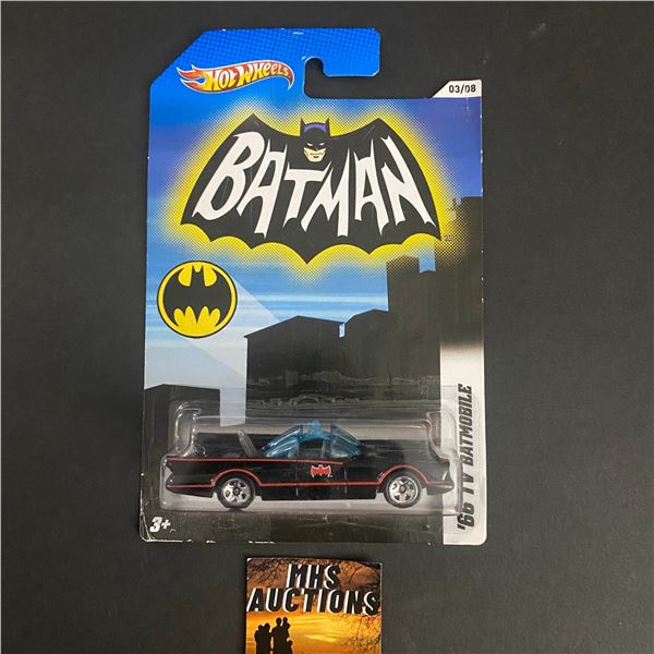 HOT WHEELS BATMOBILE '66 TV 1/64TH SCALE (ref1012)