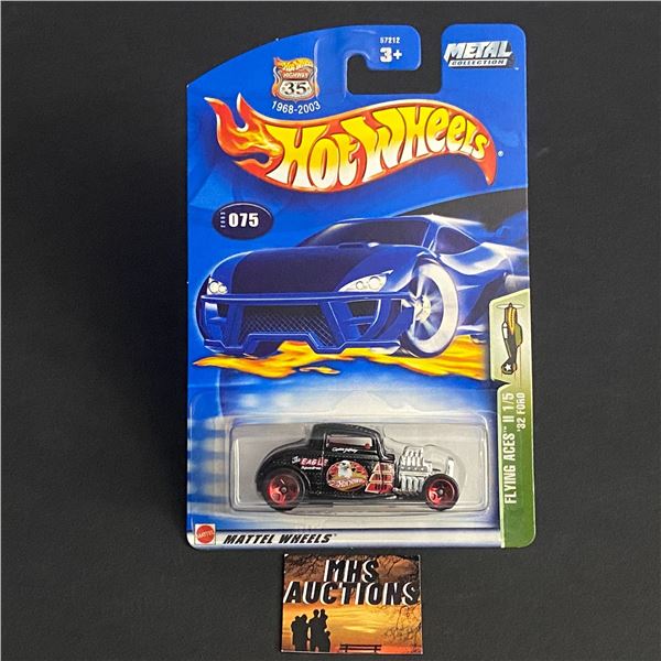 HOT WHEELS FLYING ACES '32 FORD 1/64TH SCALE (ref1020)