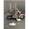 Image 1 : 1:10 Scale Diecast Harley Davidson Franklin Mint Missing Kickstand