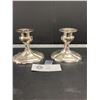 Image 1 : Vintage 1944-45 Trophy Silverplate Candlesticks