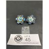 Image 1 : Vintage Alice Caviness Floral Earrings