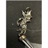 Image 2 : Sterling Dragon and Crystal Pendant