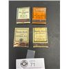 Image 1 : Lot of 4 Early Victoria BC Matchbooks