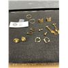 Image 1 : 7 Pairs of Gold Plated Vintage Earrings