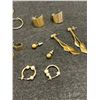 Image 2 : 7 Pairs of Gold Plated Vintage Earrings