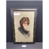 Image 1 : Original Portrait "Peggy" 1903 Dated Copyright 1905 by Philip Boileau in Frame