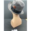 Image 3 : Vintage Fedora Size 7.25 Genuine Beaver