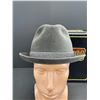 Image 3 : Vintage Fedora Size 7.18 with Hat Box