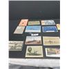 Image 2 : Lot of WW2 WWII Postcards Airline Tags Etc