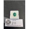 Image 1 : Natural Emerald 6.165ct 12.87 x 9.99 x 6.64mm Oval Cut Brazil COO Treatment Minor Oiling