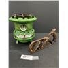 Image 1 : Vintage Ceramic Kroon Gas Stove Plus Stanley Wood Plane
