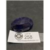 Image 1 : Polished Rough Mineral Sapphire 386.40ct 52 x 32 x 25mm Oval Cut Madagascar Untreated