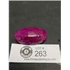 Image 1 : Polished Rough Mineral Ruby 244.40ct 52 x 31 x 18mm Oval Cut Madagascar Untreated