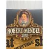 Image 2 : Robert Mendel & Sons Heritage Meatshop Wooden Sign 30x 47.5" at Highest Point No Shipping