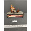 Image 1 : Really Cool Cast Iron Harley Davidson Franklin Mint Mechanical Bank in Good Working Order