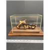 Image 5 : Custom Wood Harley Davidson in Museum Case 12" W
