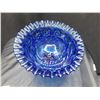 Image 3 : Blue Glass Footed Dish Cat A